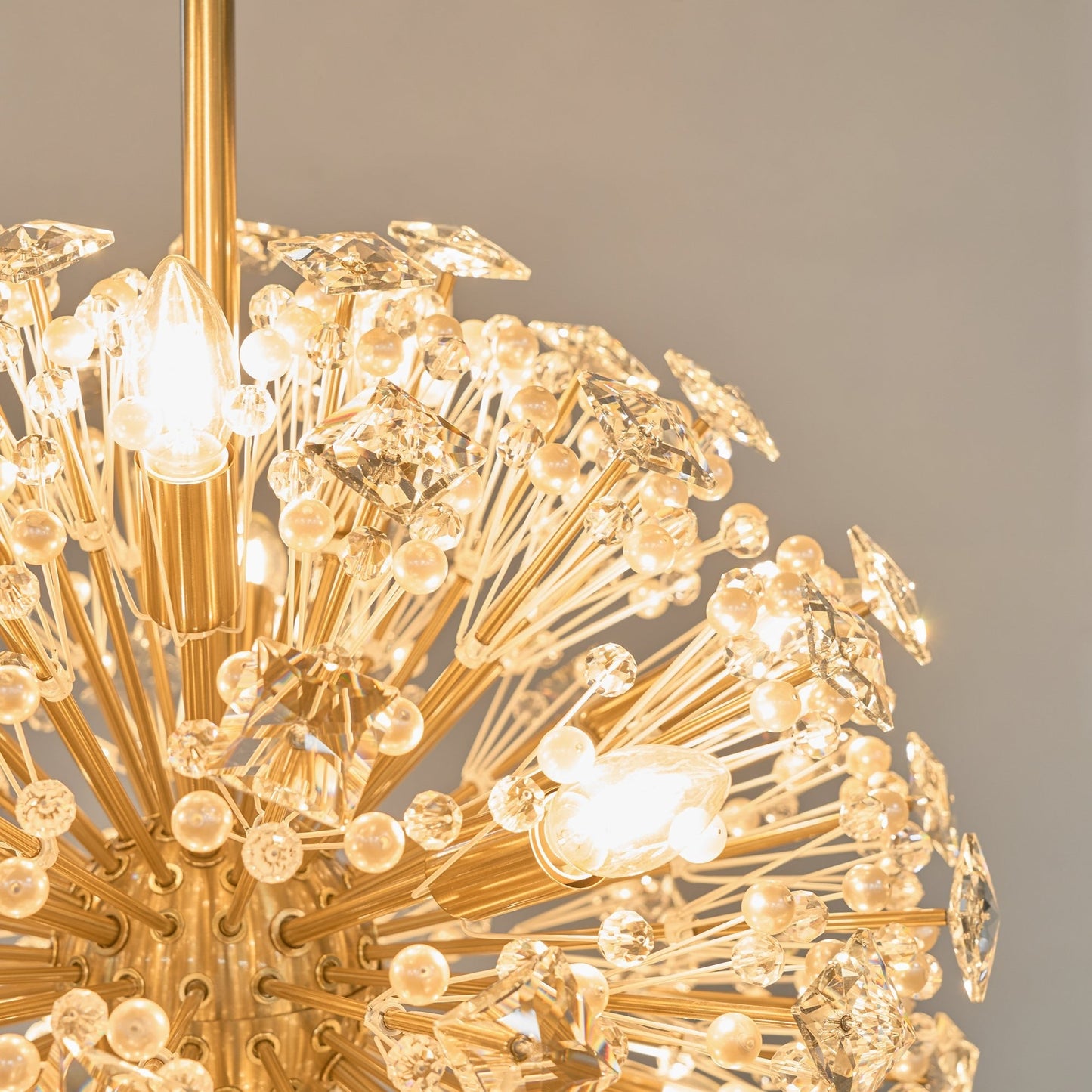 Dickinson Chandelier | Brass Frame | 13/17/21 Lights