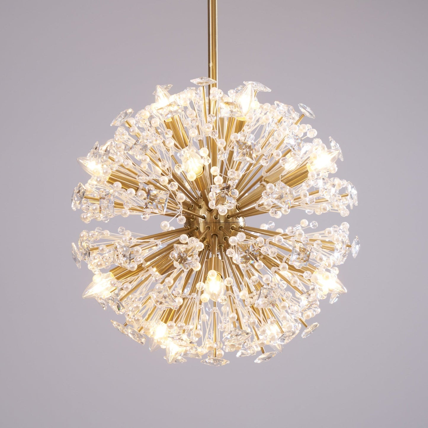 Dickinson Chandelier | Brass Frame | 13/17/21 Lights