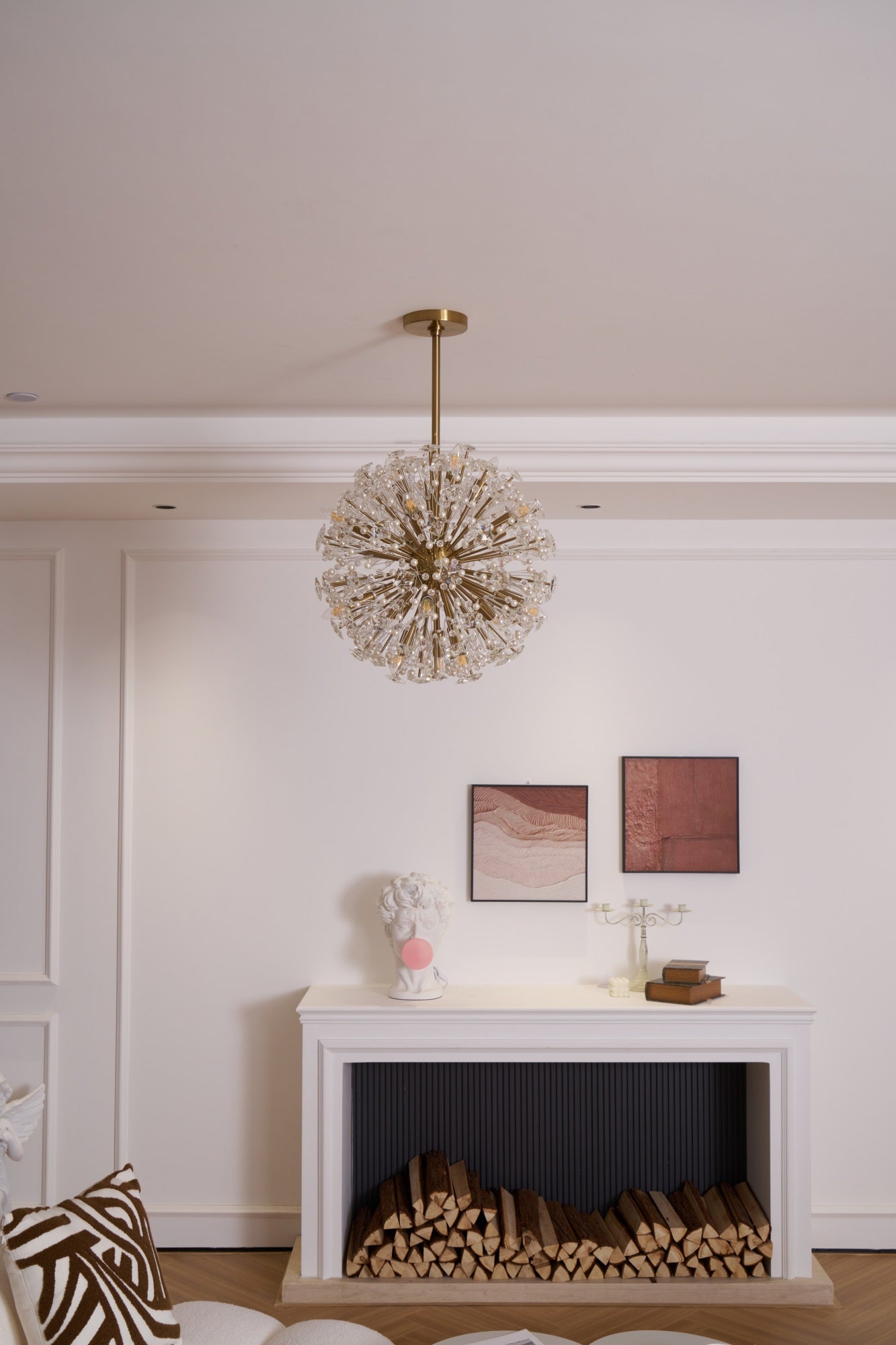 Dickinson Chandelier | Brass Frame | 13/17/21 Lights