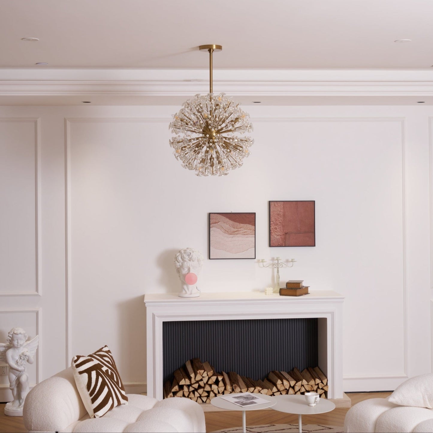 Dickinson Chandelier | Brass Frame | 13/17/21 Lights