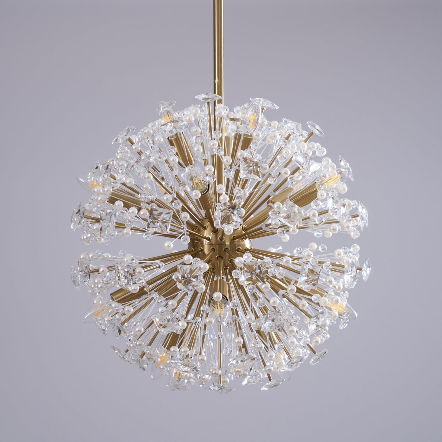 Dickinson Chandelier | Brass Frame | 13/17/21 Lights