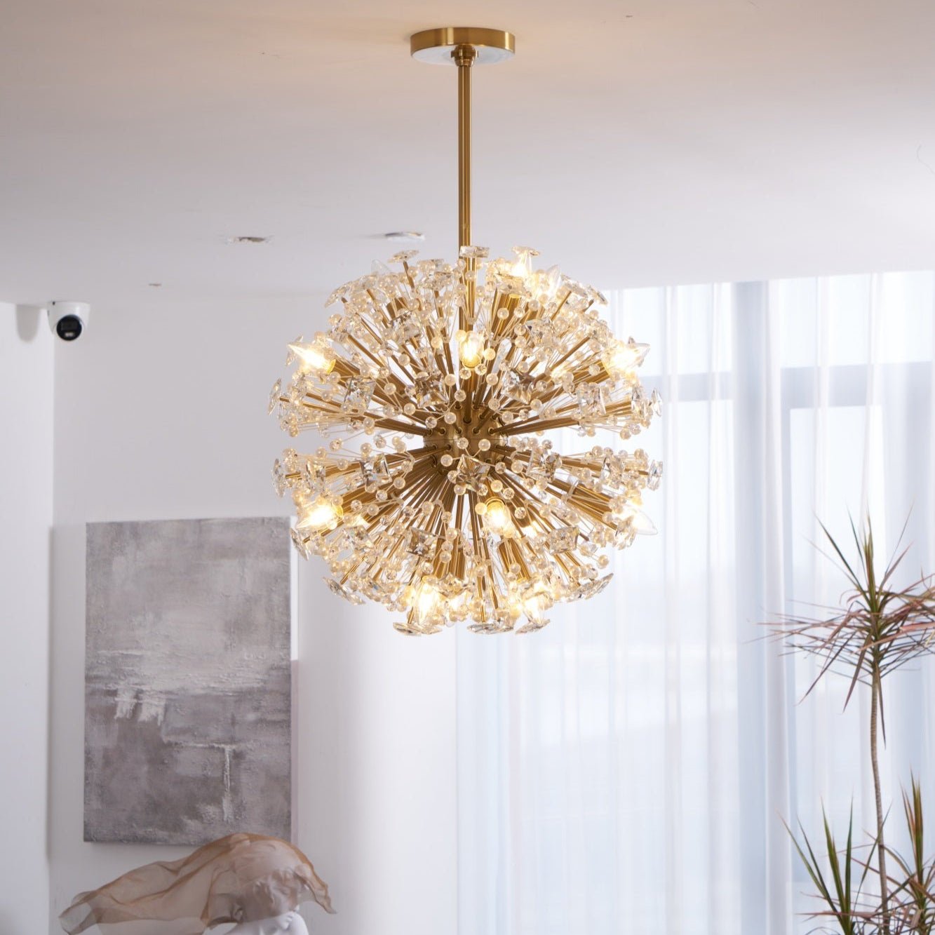 Dickinson Chandelier | Brass Frame | 13/17/21 Lights