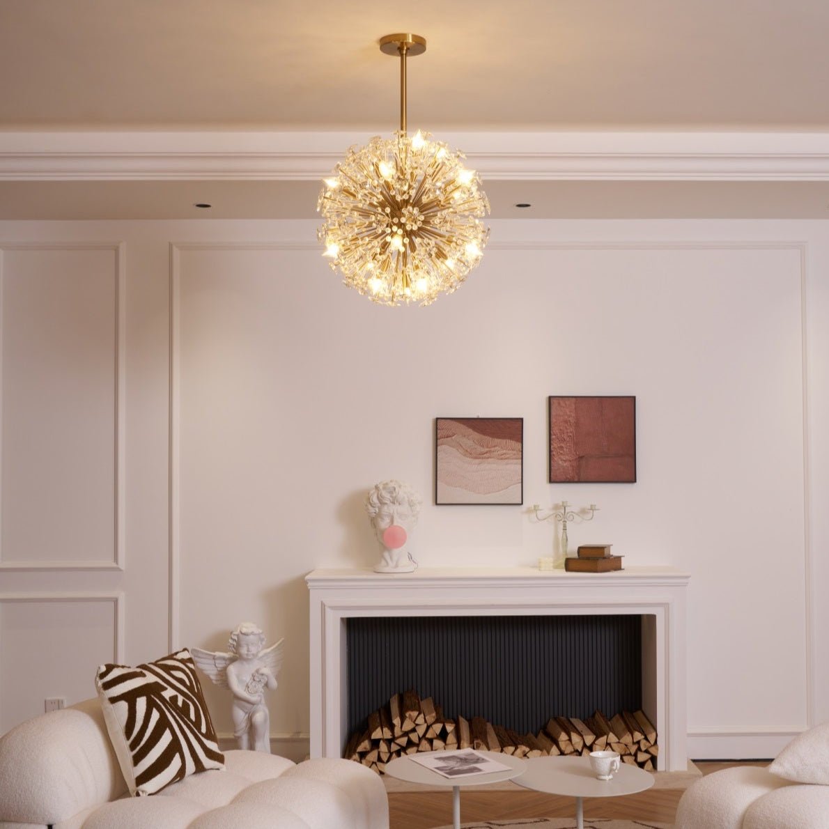 Dickinson Chandelier | Brass Frame | 13/17/21 Lights