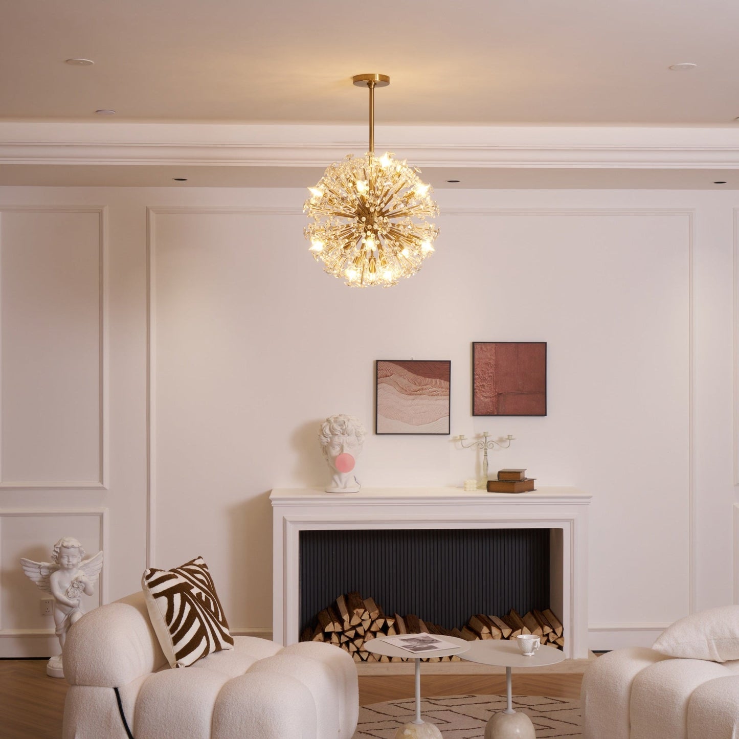 Dickinson Chandelier | Brass Frame | 13/17/21 Lights