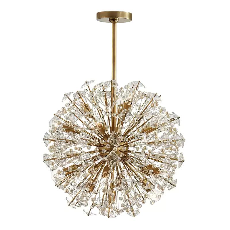 Dickinson Chandelier | Brass Frame | 13/17/21 Lights
