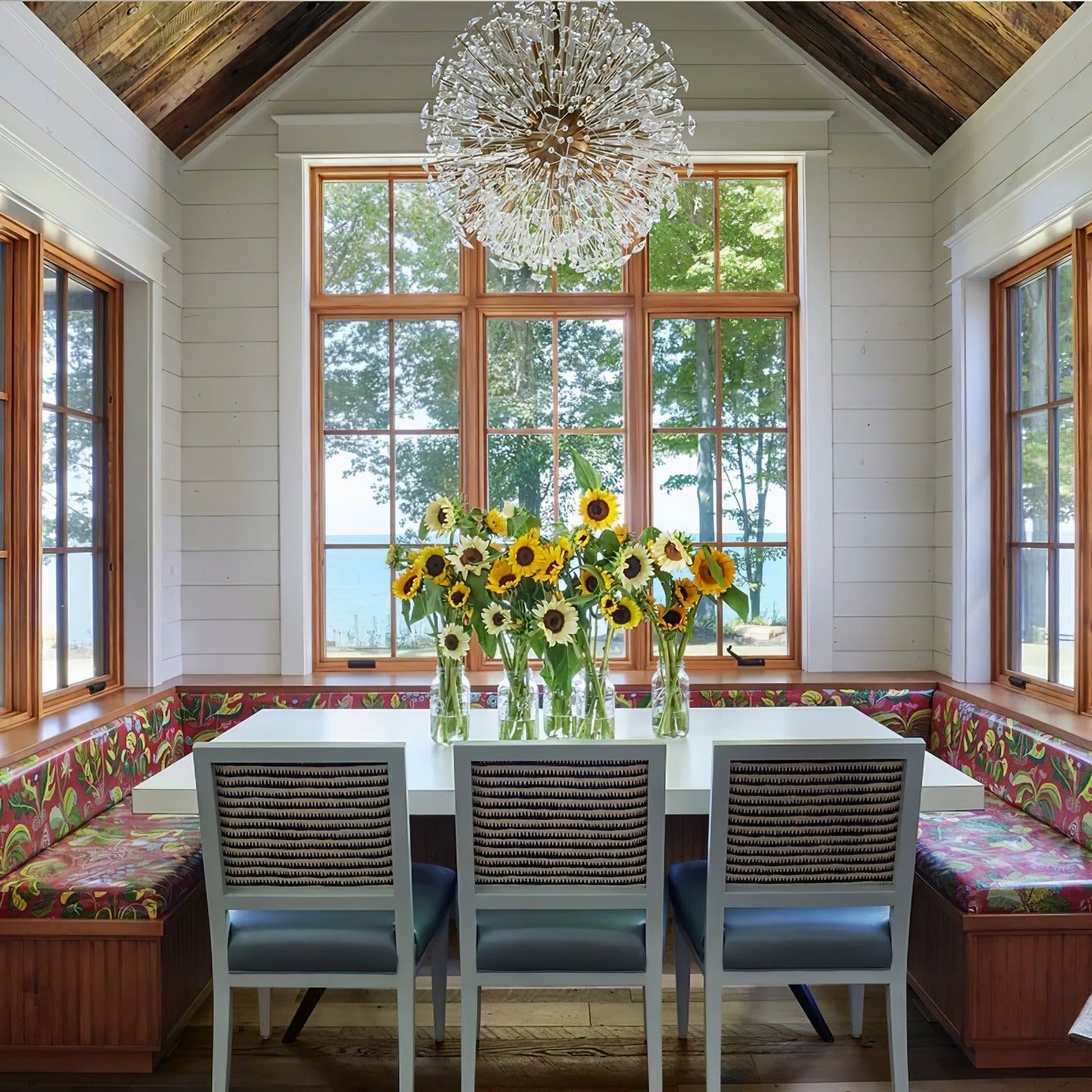 Dickinson Chandelier | Brass Frame | 13/17/21 Lights
