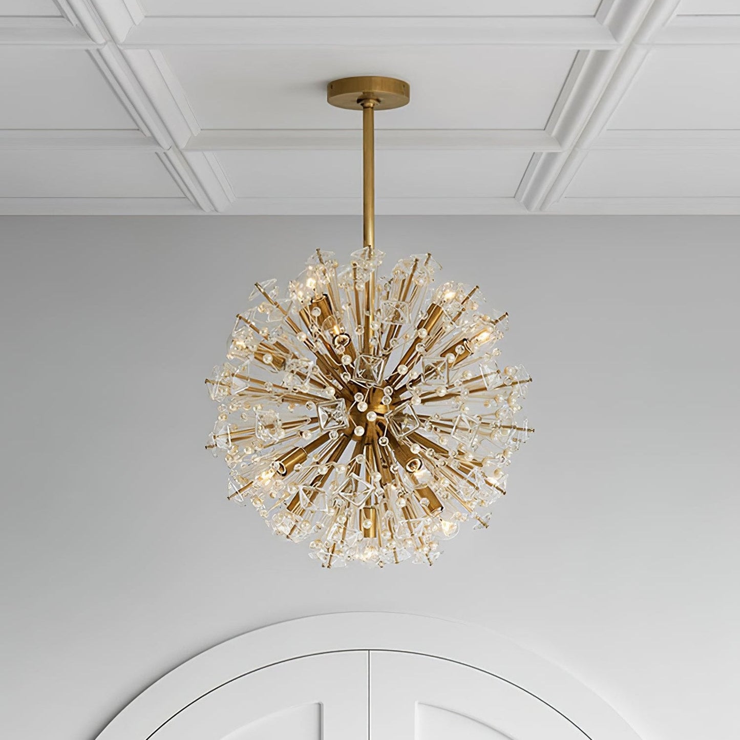 Dickinson Chandelier | Brass Frame | 13/17/21 Lights