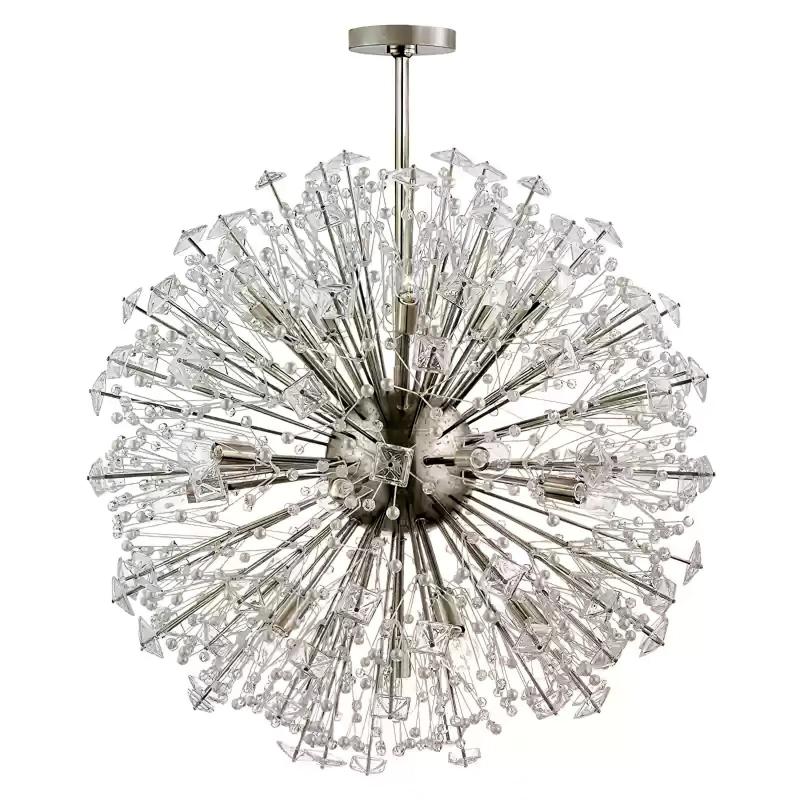 Dickinson Chandelier | Brass Frame | 13/17/21 Lights