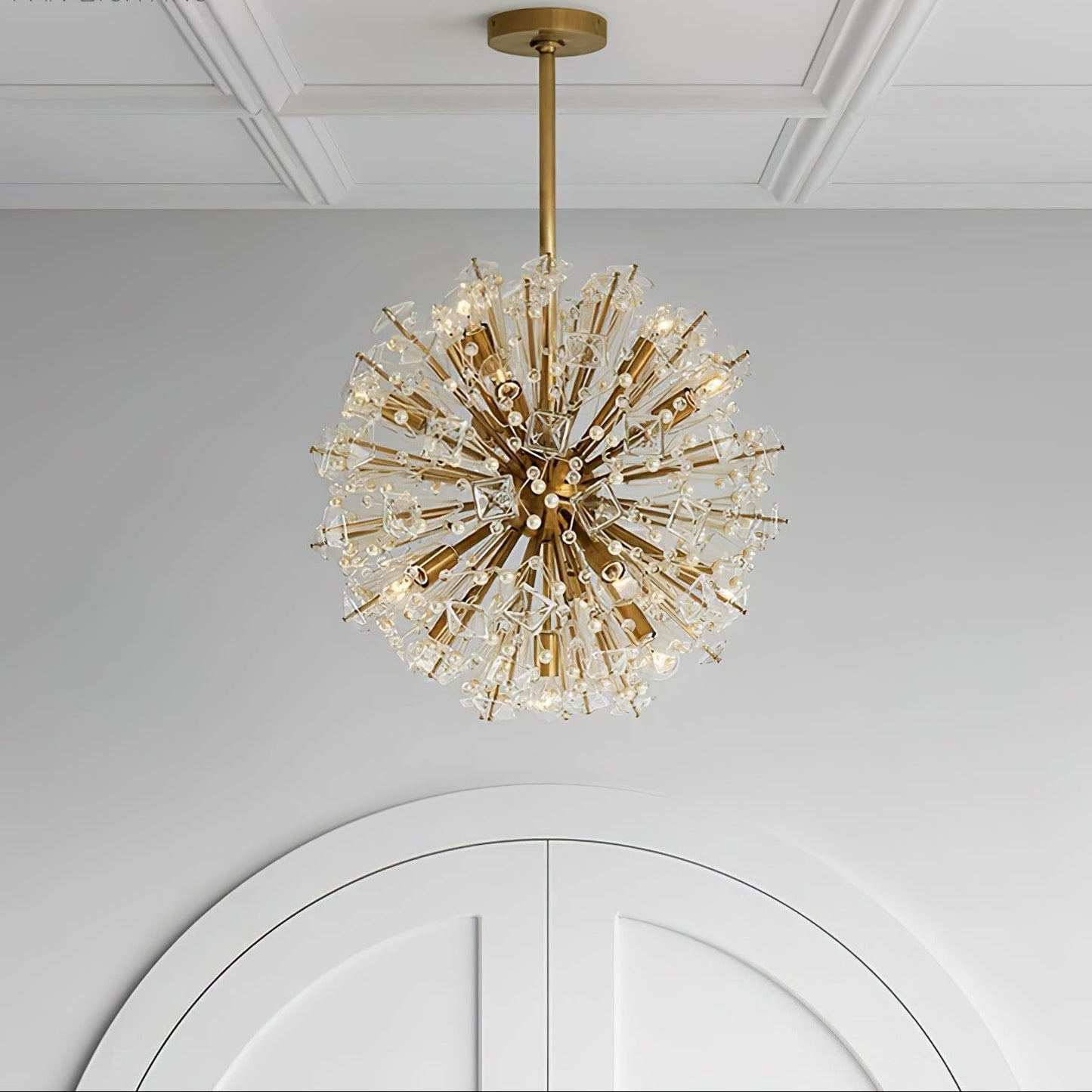 Dickinson Chandelier | Brass Frame | 13/17/21 Lights