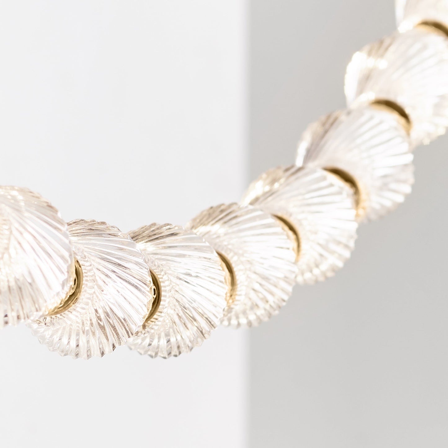 Dolce Chandelier | Solid Glass & Aluminum | Customizable Sizes & Colors