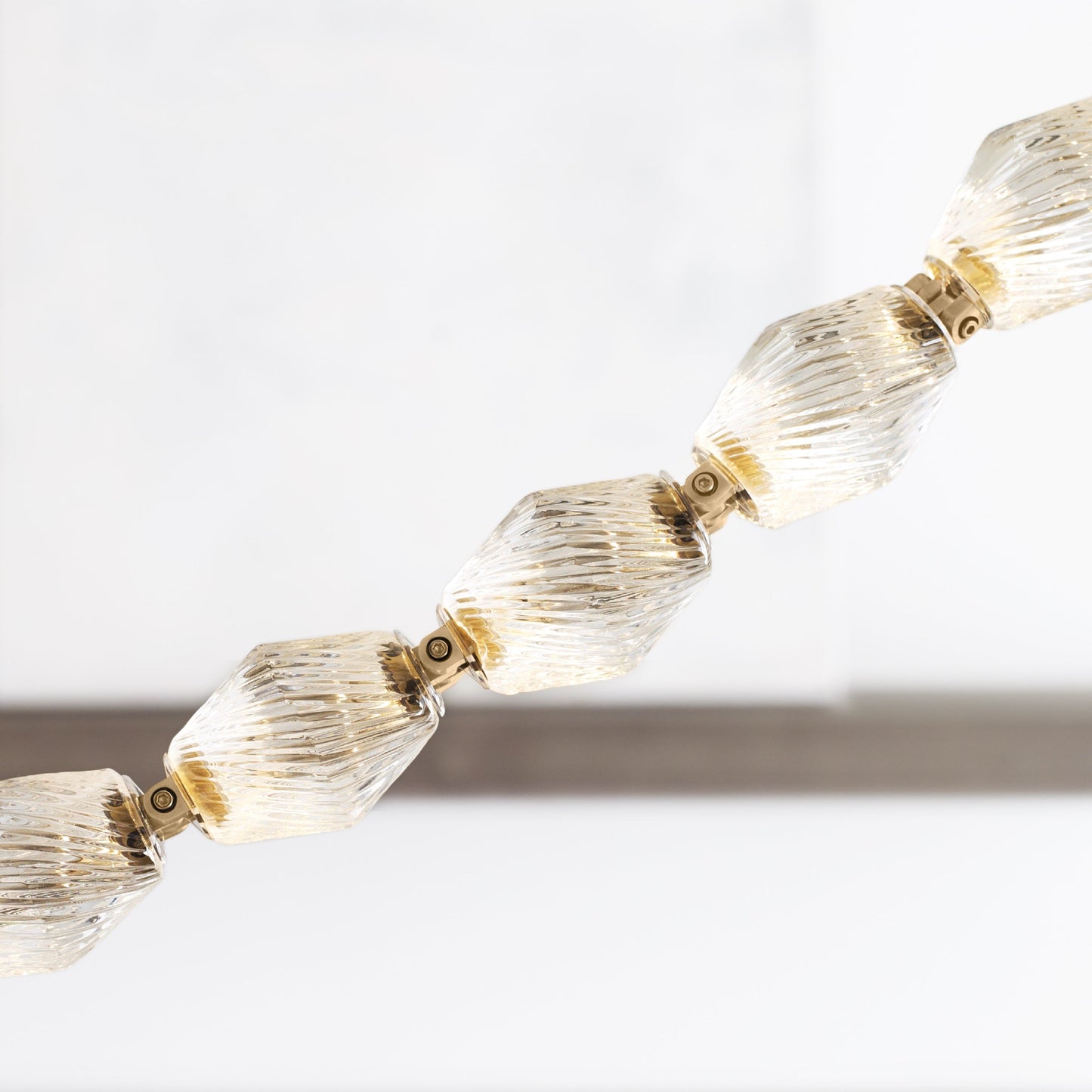 Dolce Chandelier | Solid Glass & Aluminum | Customizable Sizes & Colors