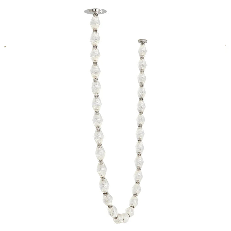 Dolce Chandelier | Solid Glass & Aluminum | Customizable Sizes & Colors
