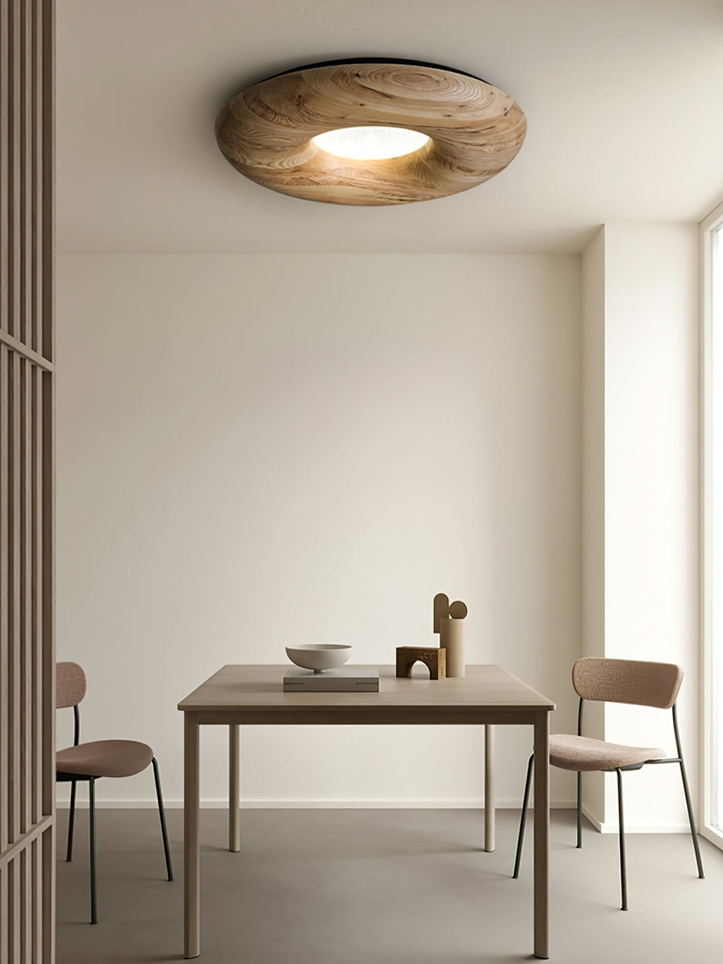 Donut Ceiling Light | Wood/Metal/Acrylic | Warm/Neutral/Cool Light