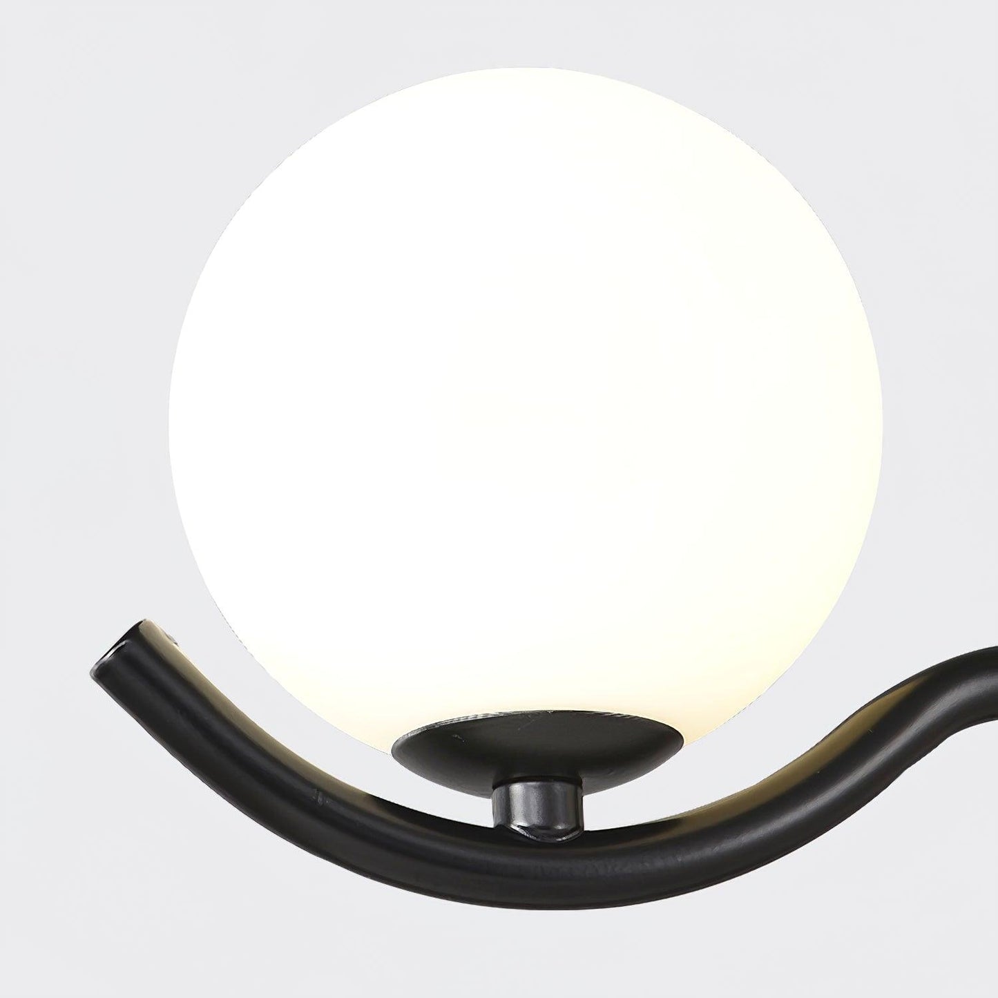 Doris Chandelier | Metal & Glass | Black & Gold Finish