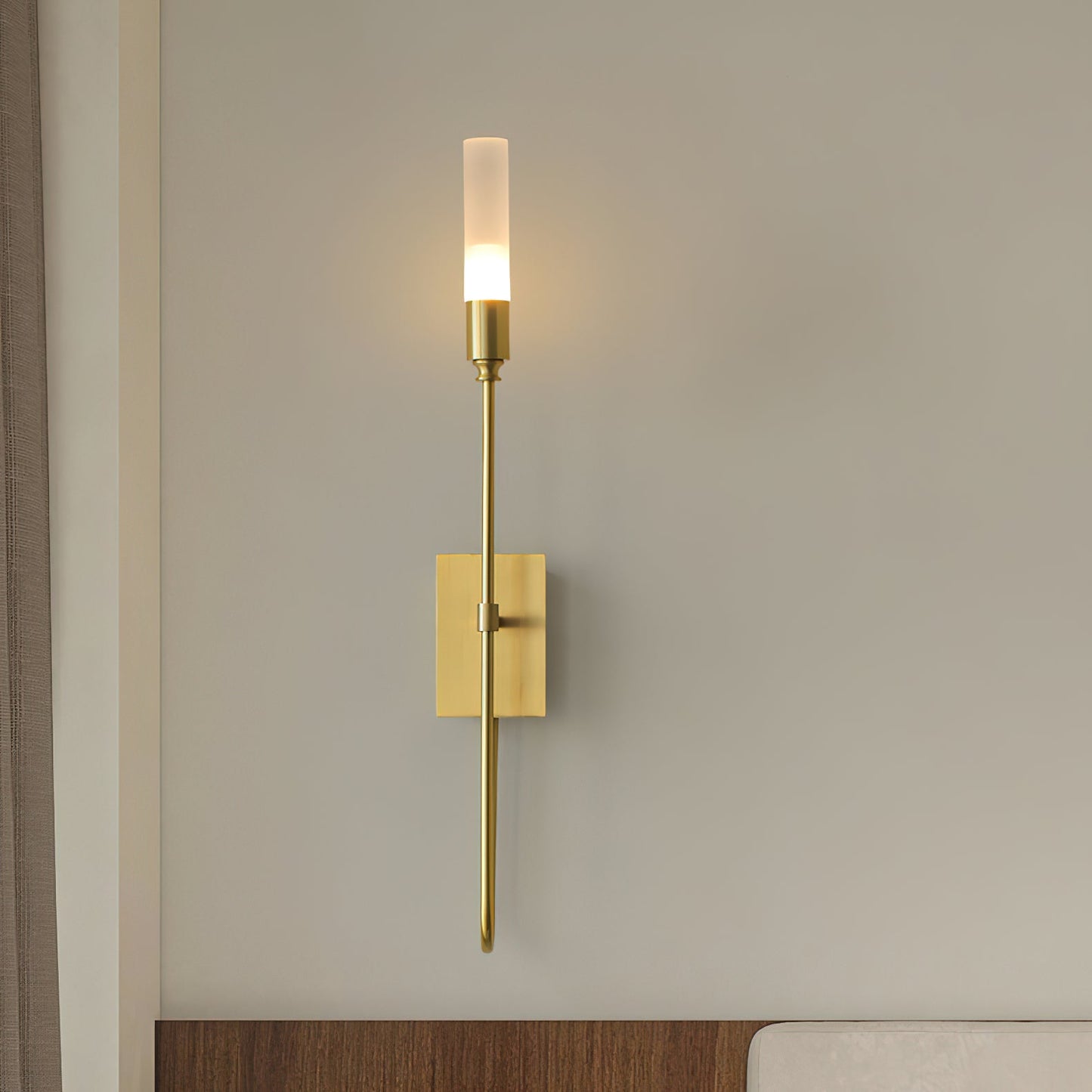 Double Arrow Wall Sconce | Metal, Acrylic | Antique Copper, Copper, Black