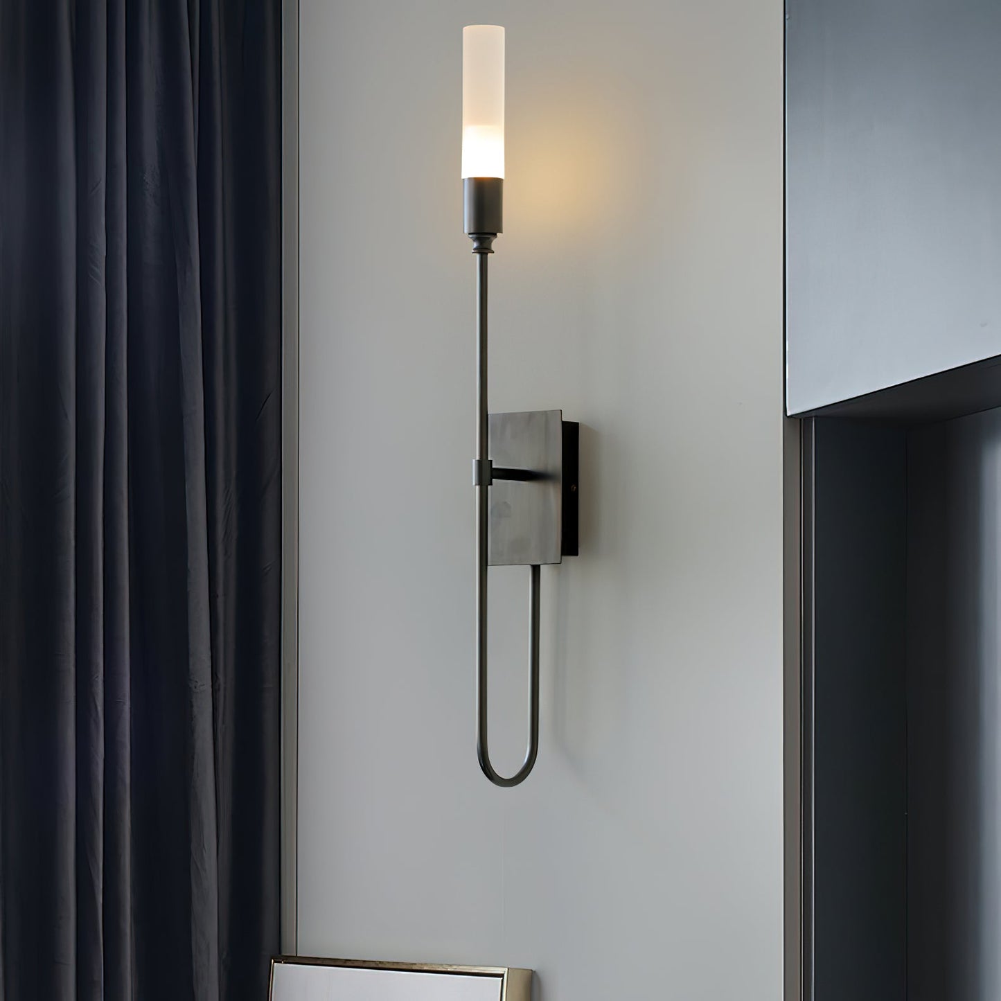 Double Arrow Wall Sconce | Metal, Acrylic | Antique Copper, Copper, Black