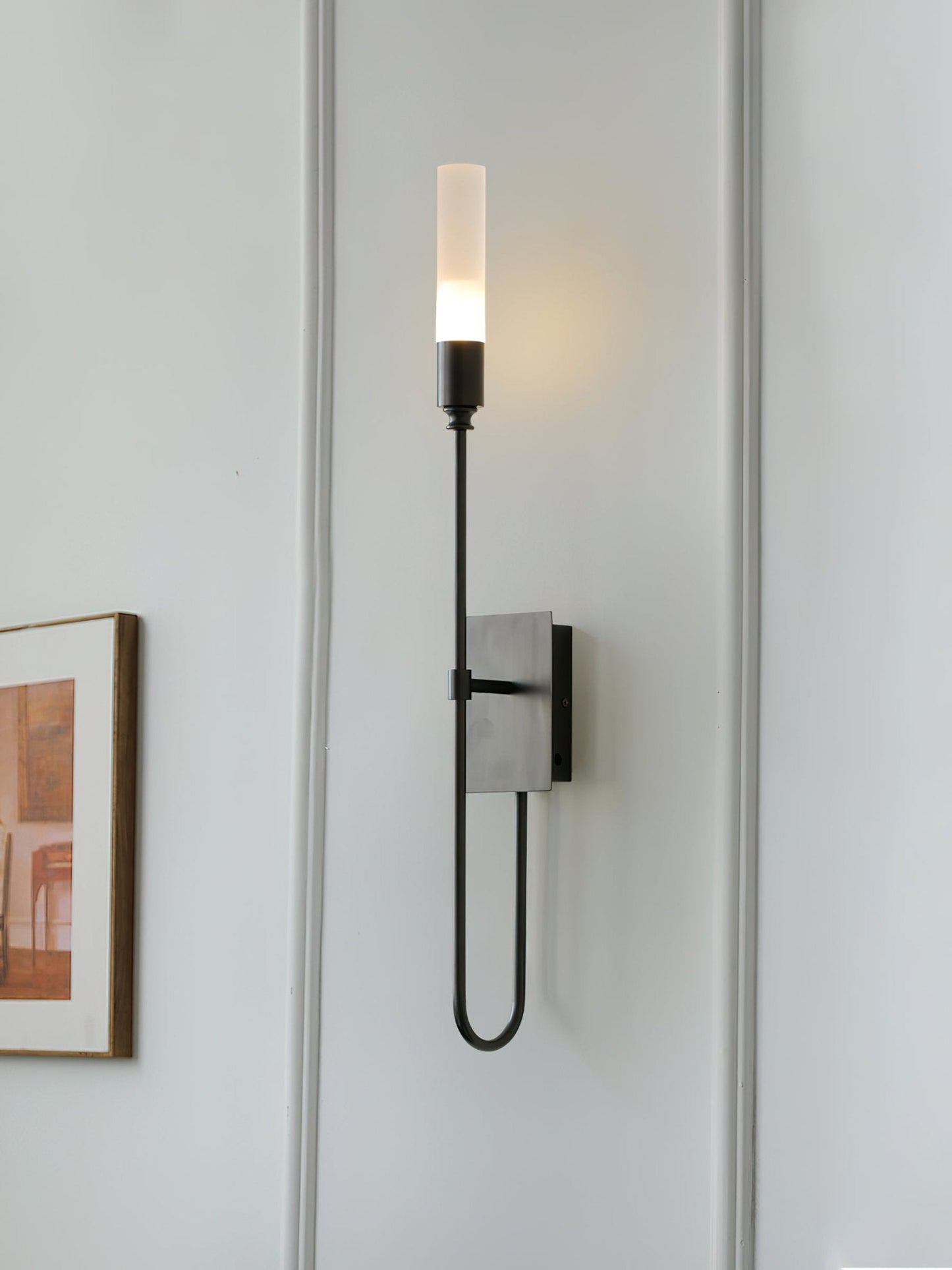 Double Arrow Wall Sconce | Metal, Acrylic | Antique Copper, Copper, Black