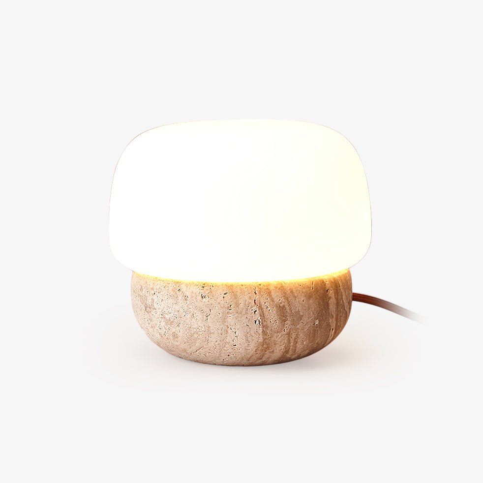 Doudou Table Lamp | Yellow Travertine | 18cm