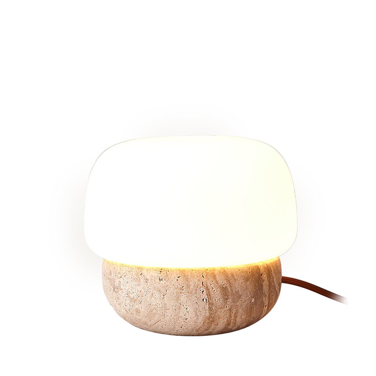 Doudou Table Lamp | Yellow Travertine | 18cm