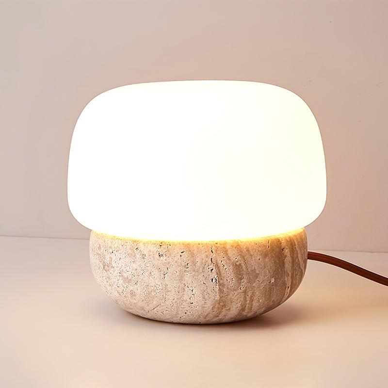 Doudou Table Lamp | Yellow Travertine | 18cm