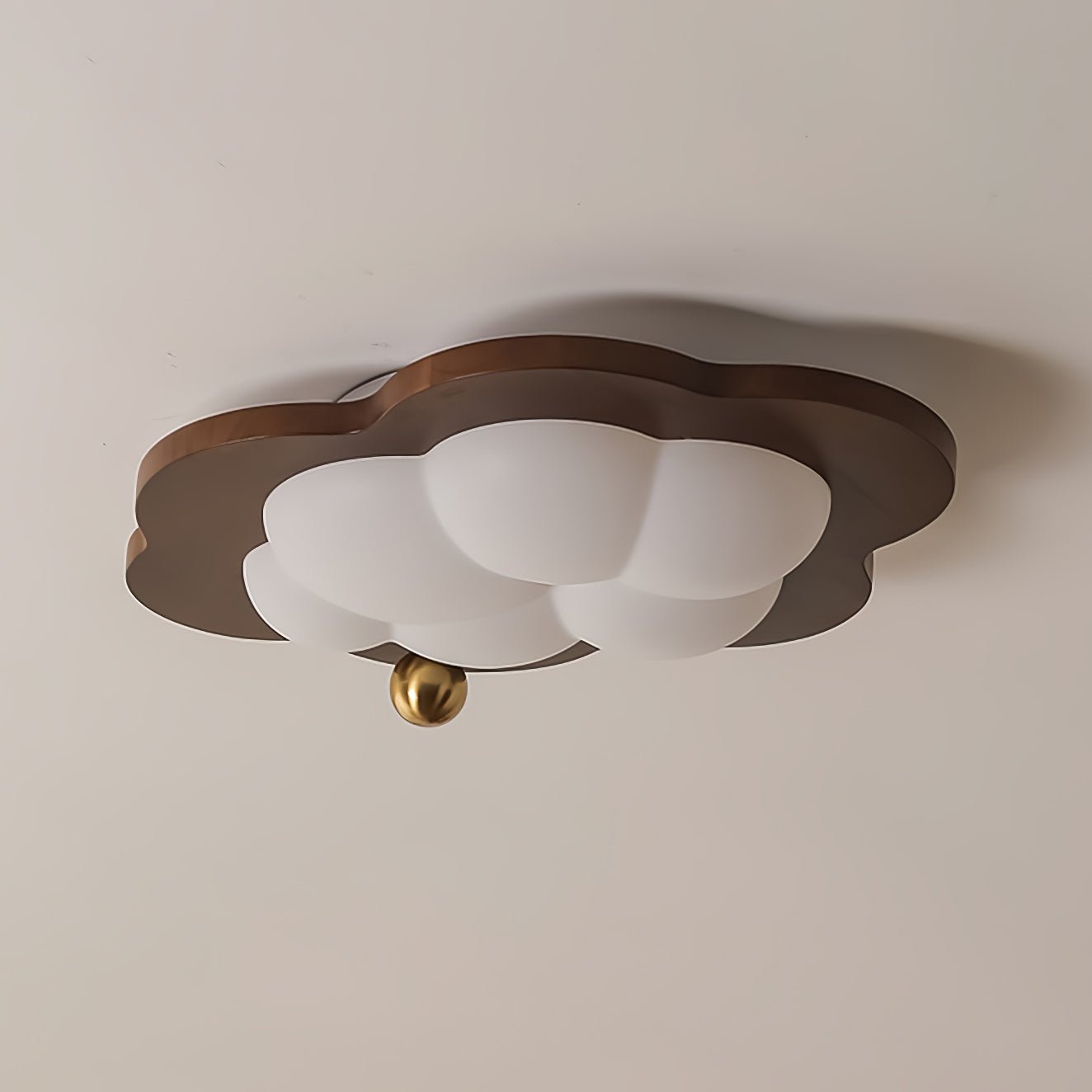 Dreamscape Ceiling Light | Walnut Wood & Acrylic | Cloud, Heart, Star Shapes