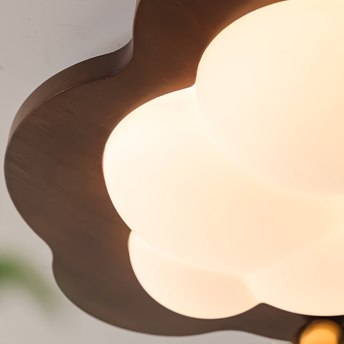 Dreamscape Ceiling Light | Walnut Wood & Acrylic | Cloud, Heart, Star Shapes
