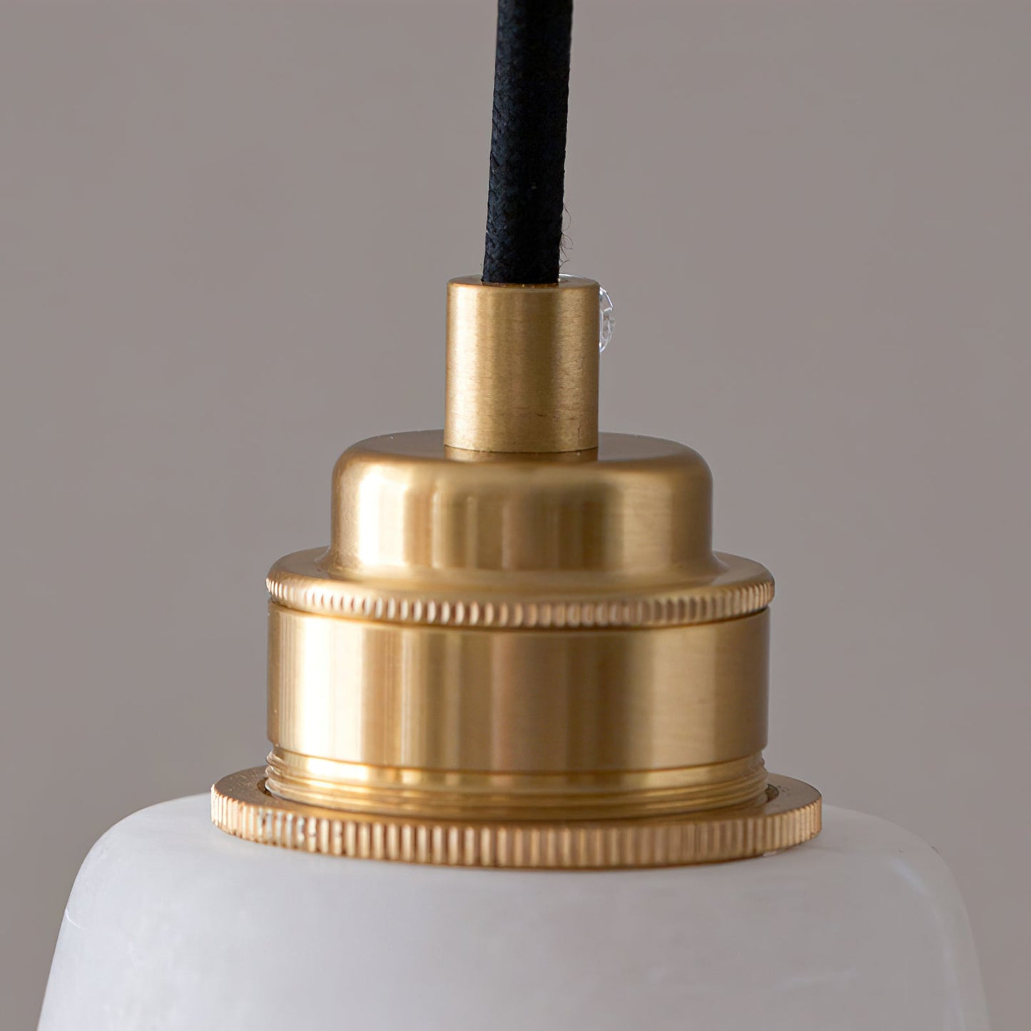 Droplet Wall Lamp | Alabaster & Metal | White, Gold or Black