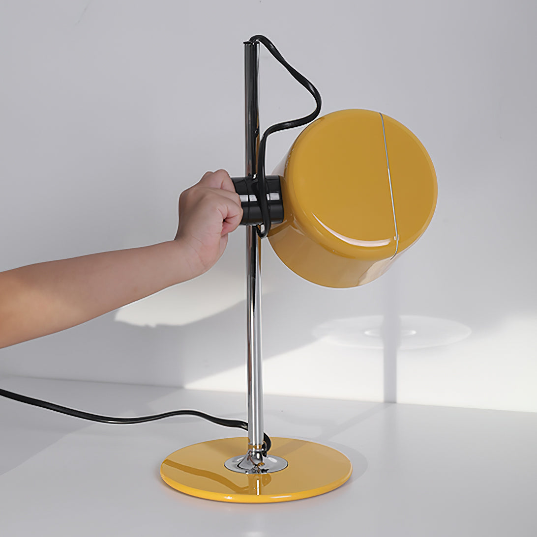 Drova Table Lamp | Chrome Adjustable Shade | Modern Design