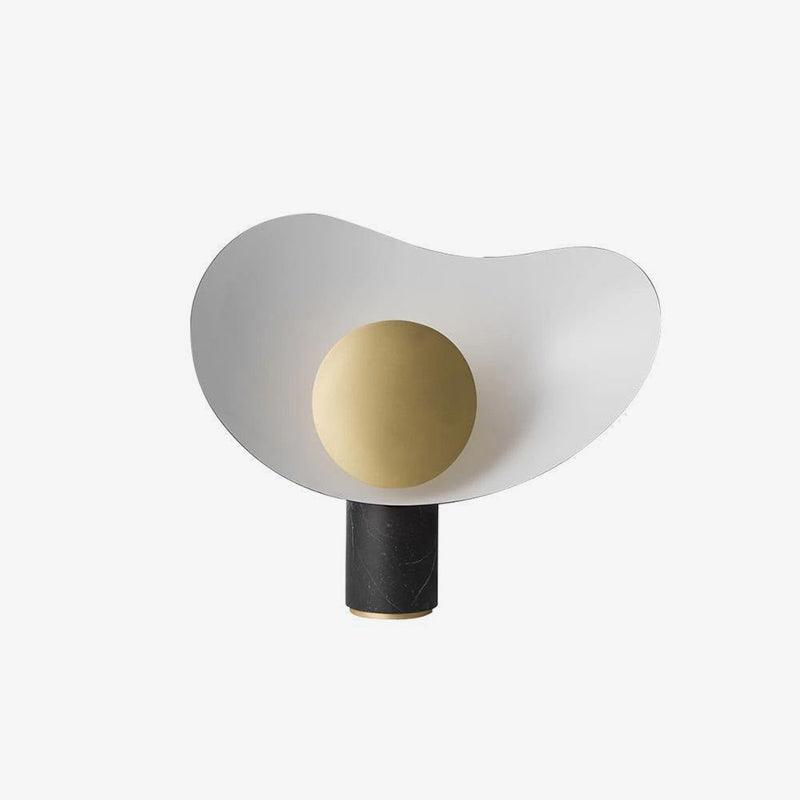 Earth to Sky Table Lamp | Metal & Marble | Black