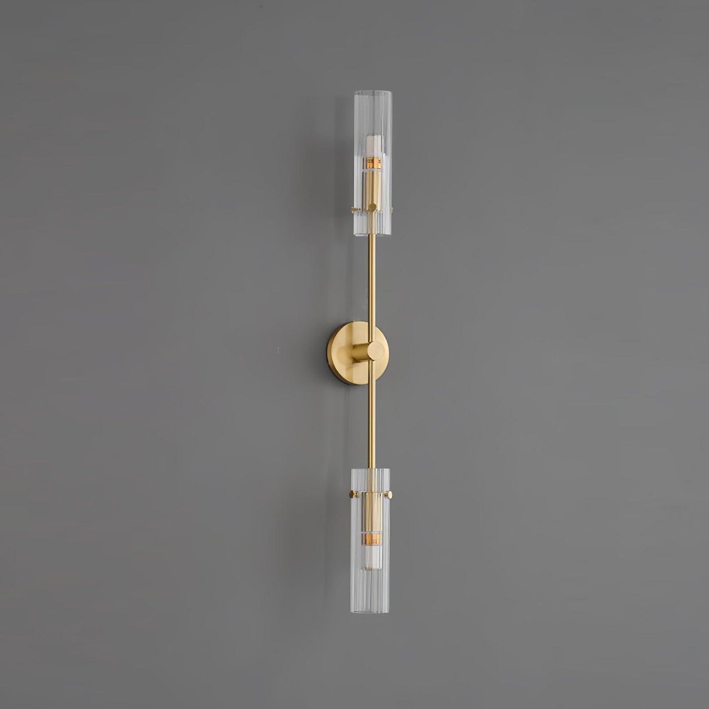 Eclat Vertica Wall Lamp | Brass & Glass | G9