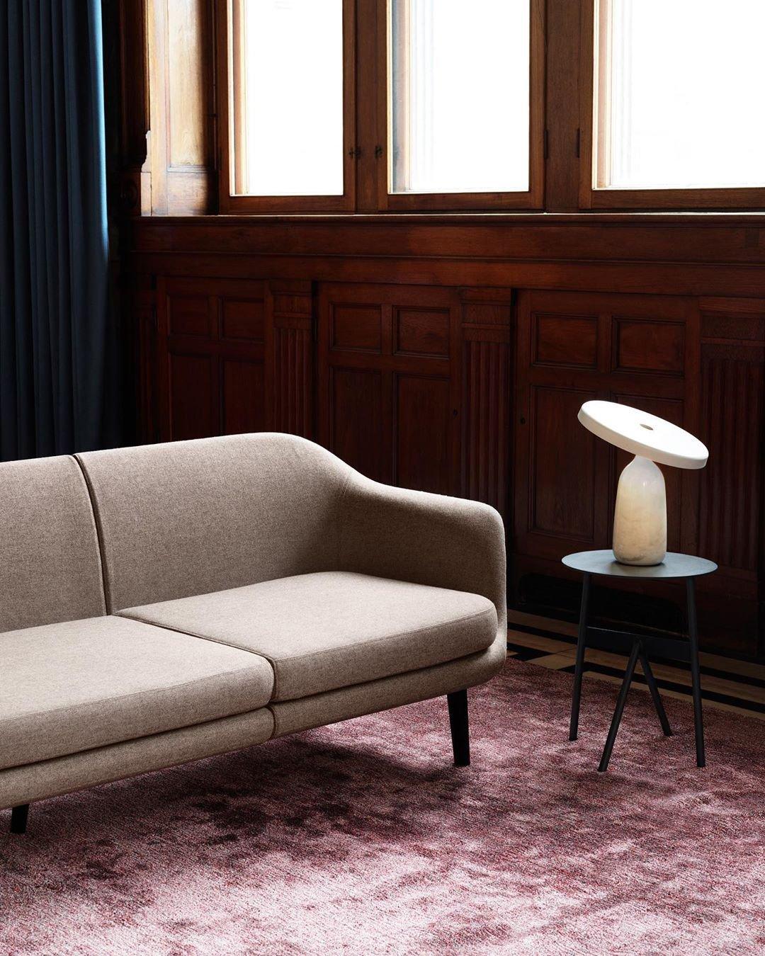 Eddy Table Lamp | Steel & Marble | Black, Grey, White