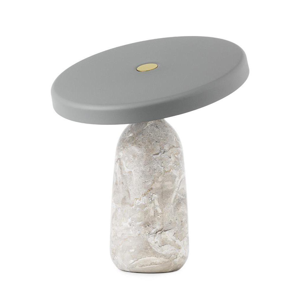 Eddy Table Lamp | Steel & Marble | Black, Grey, White