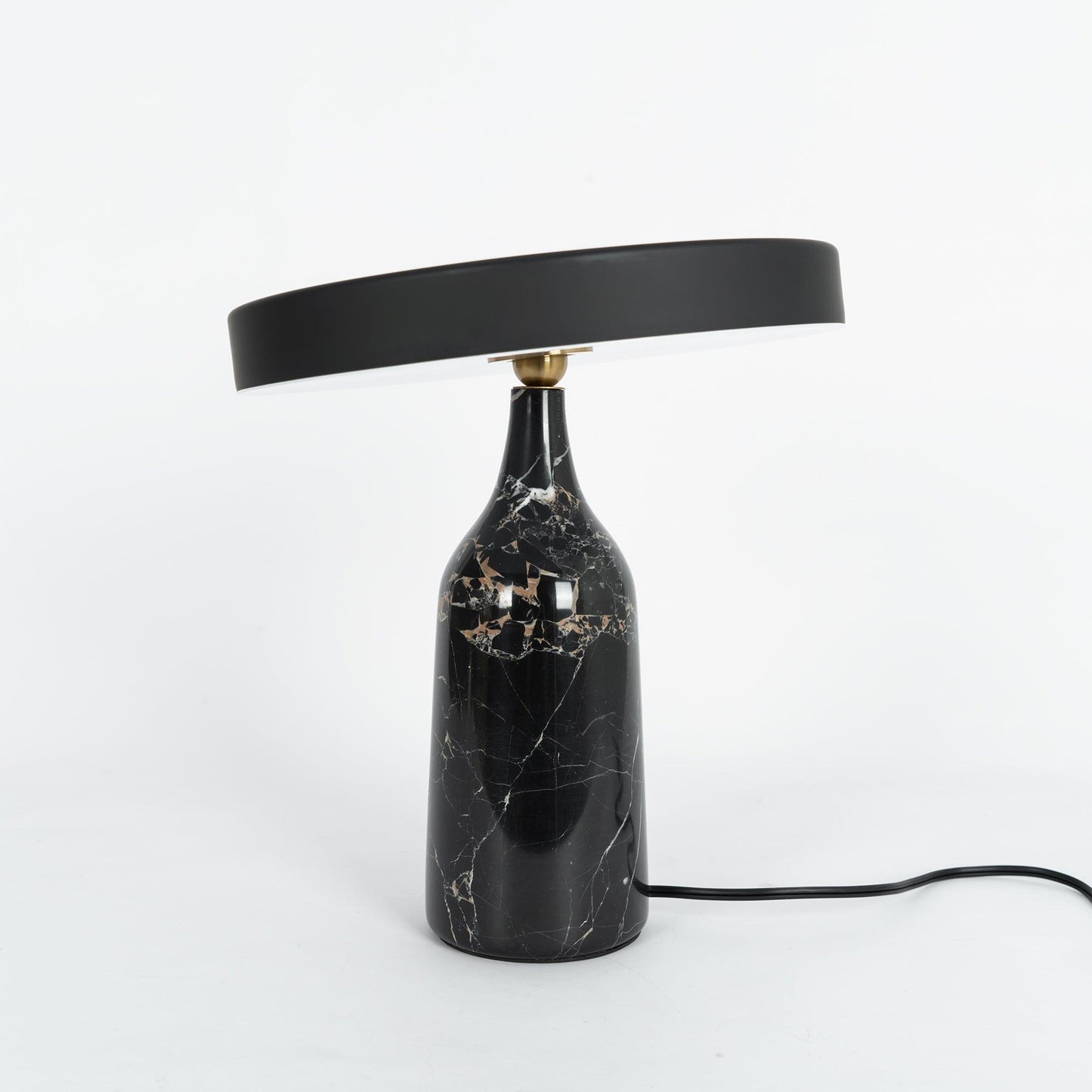 Eddy Table Lamp | Steel & Marble | Black, Grey, White