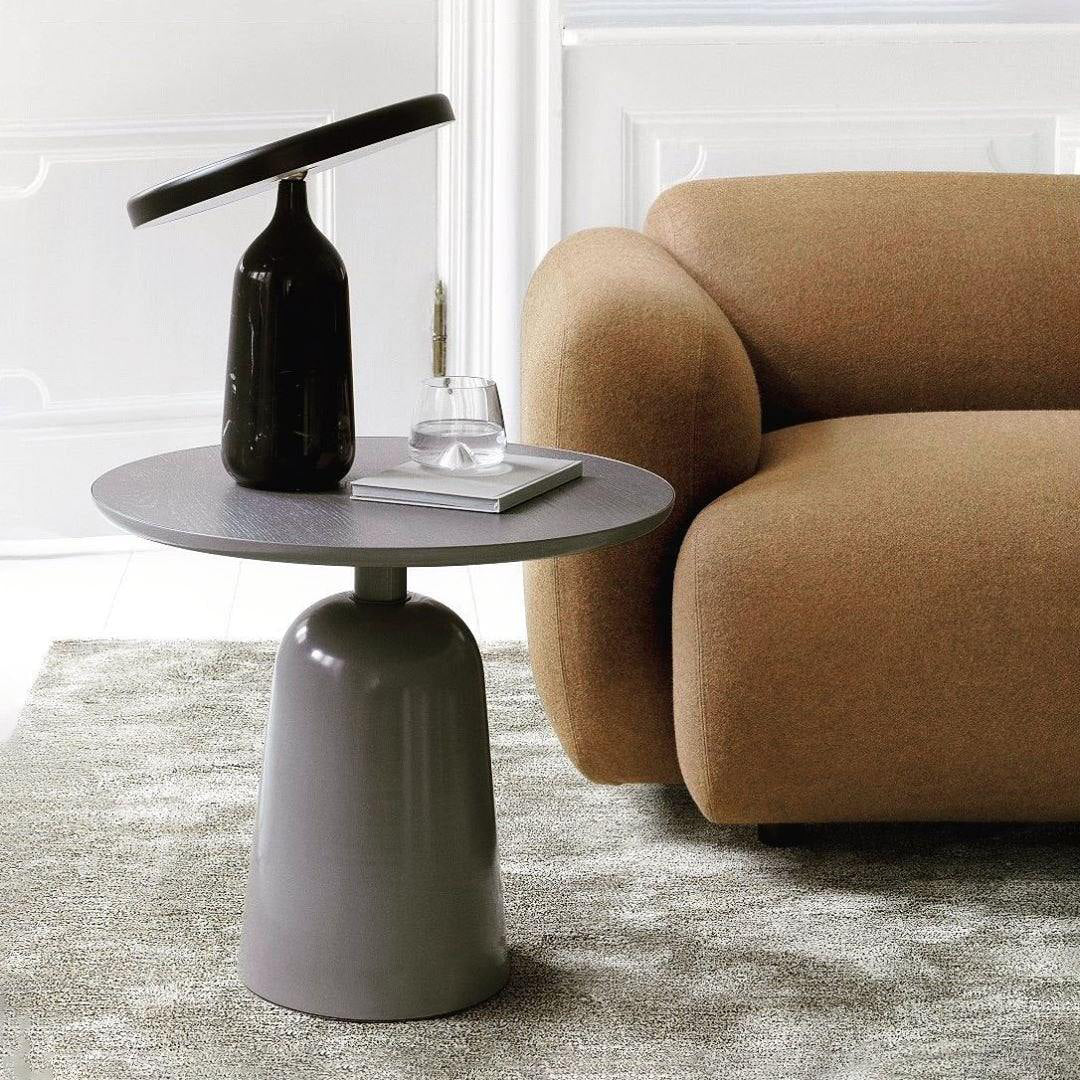 Eddy Table Lamp | Steel & Marble | Black, Grey, White