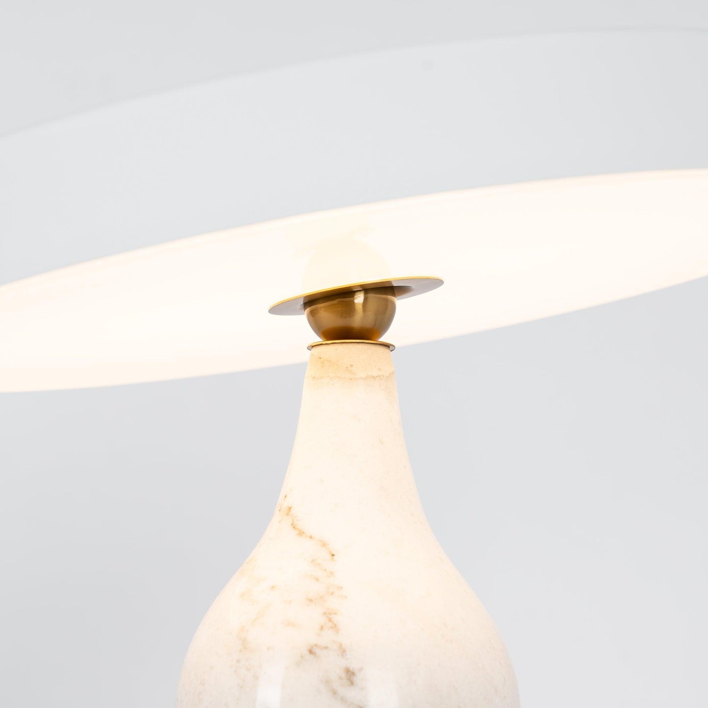 Eddy Table Lamp | Steel & Marble | Black, Grey, White