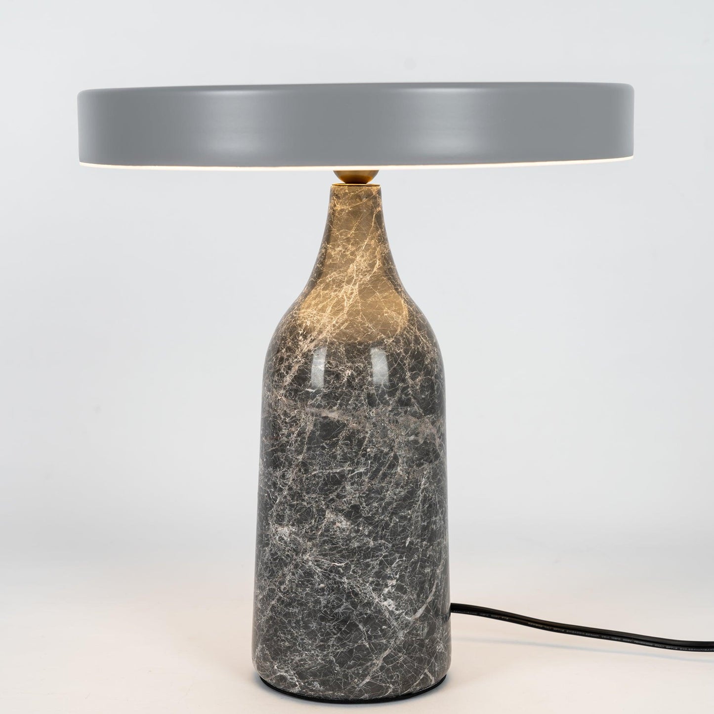Eddy Table Lamp | Steel & Marble | Black, Grey, White