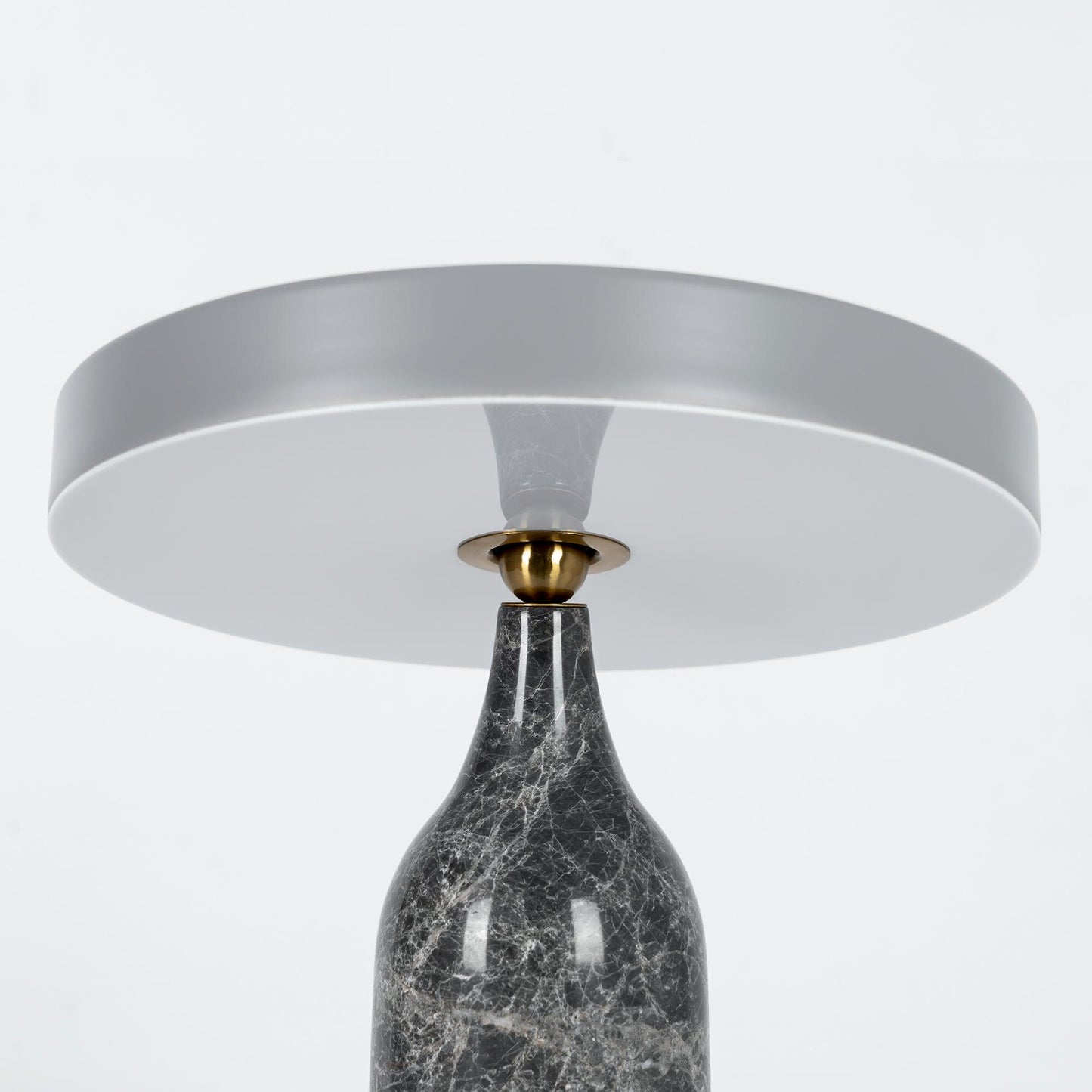 Eddy Table Lamp | Steel & Marble | Black, Grey, White