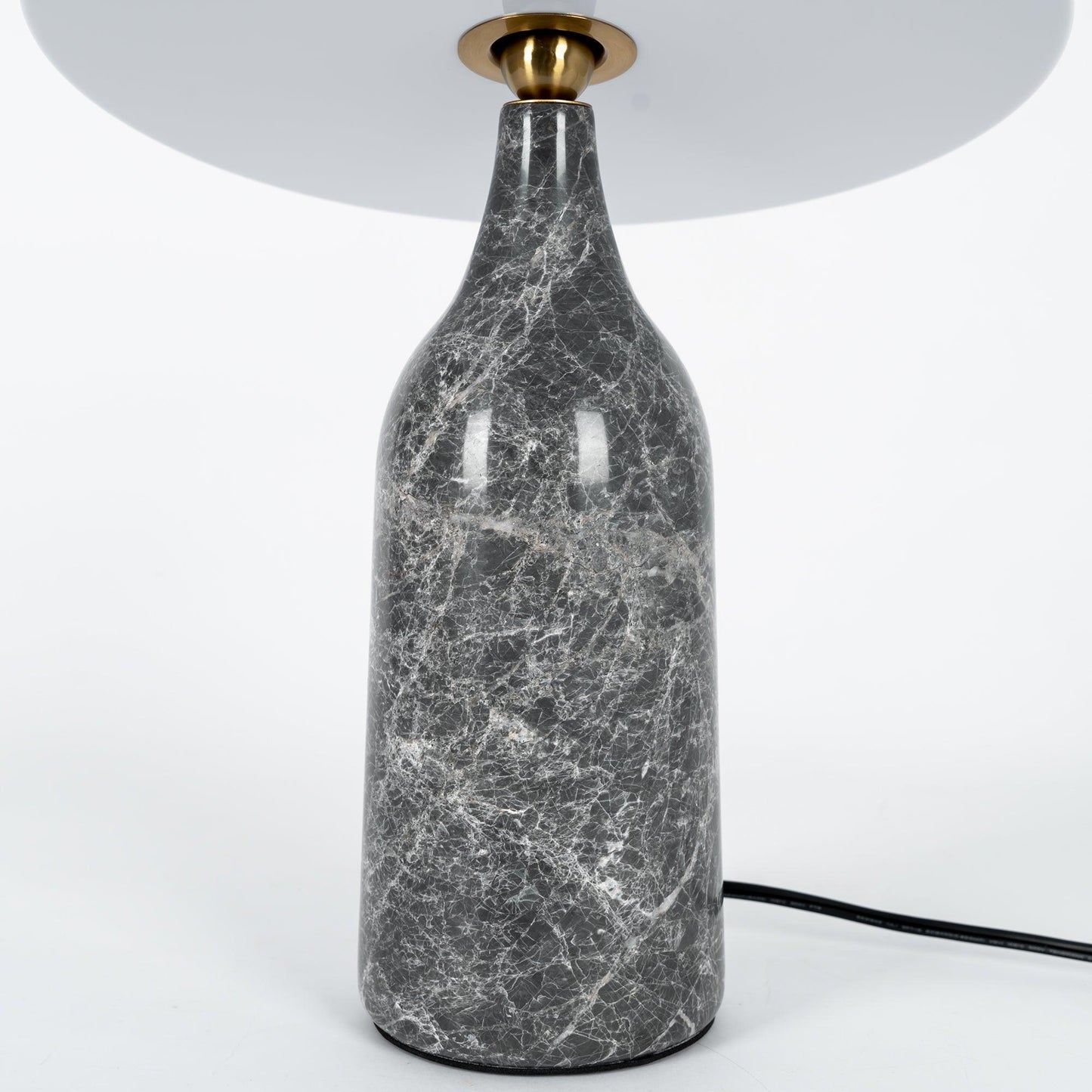Eddy Table Lamp | Steel & Marble | Black, Grey, White
