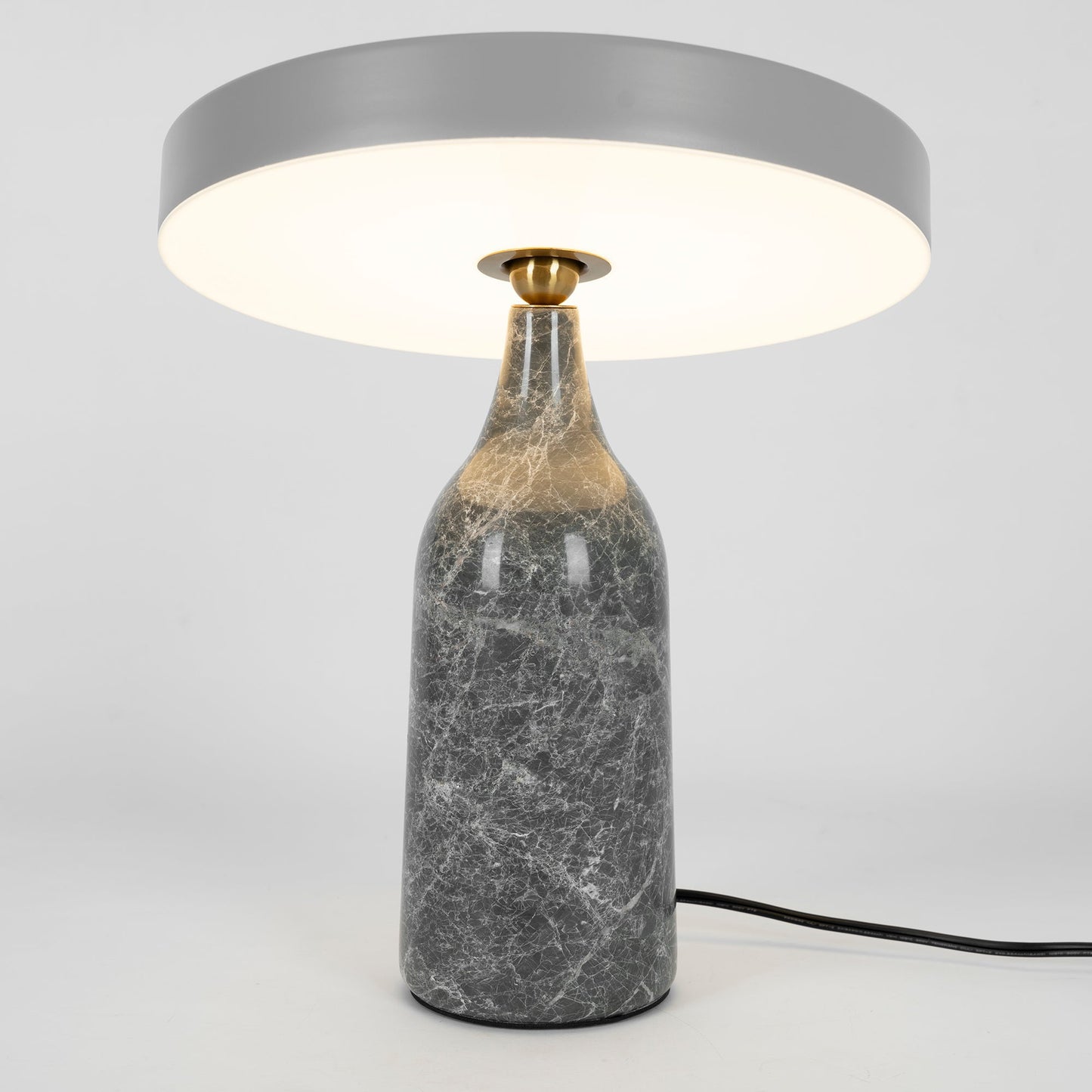 Eddy Table Lamp | Steel & Marble | Black, Grey, White