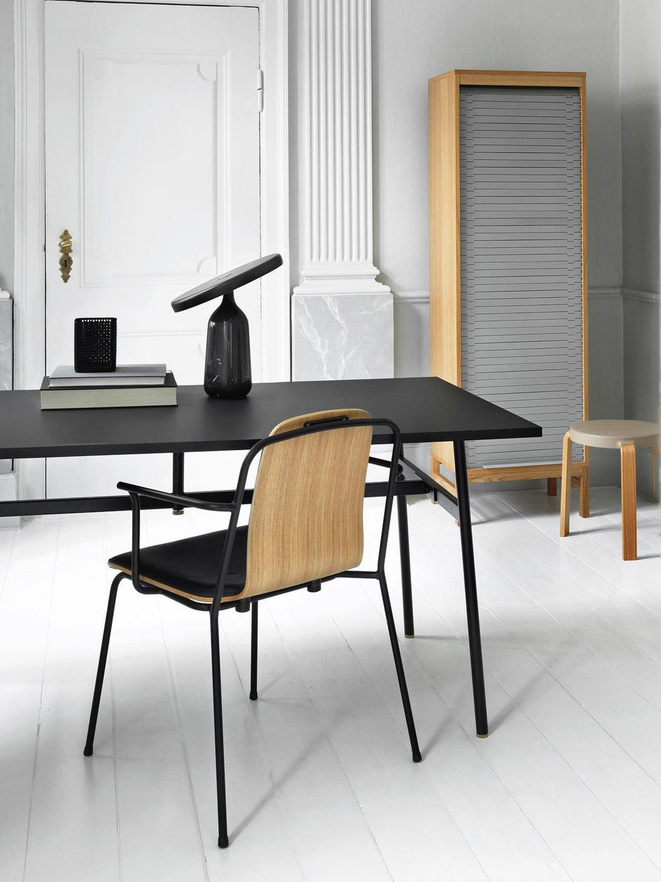 Eddy Table Lamp | Steel & Marble | Black, Grey, White