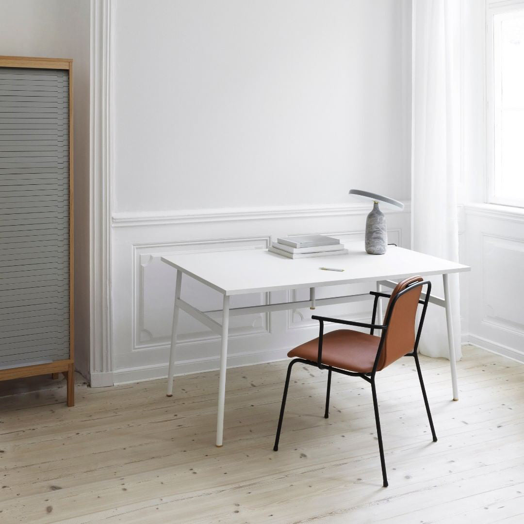Eddy Table Lamp | Steel & Marble | Black, Grey, White