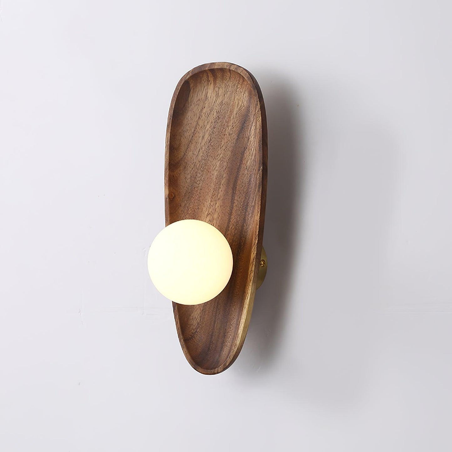 Eivor Wall Lamp | Handmade Wood & Glass | Set of 2