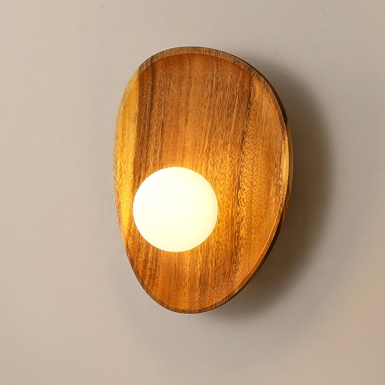 Eivor Wall Lamp | Handmade Wood & Glass | Set of 2