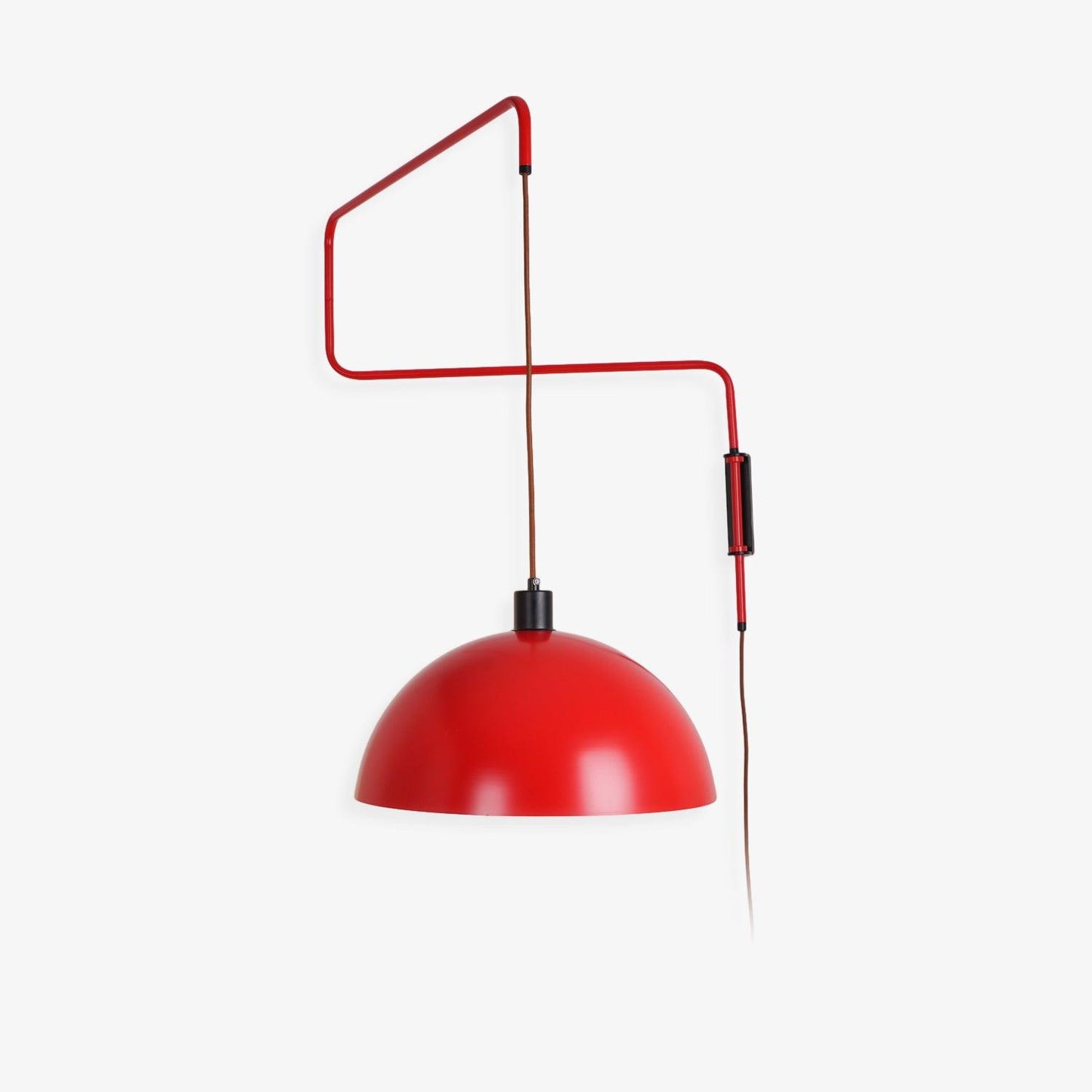 Wall Lamp | Adjustable Metal Shade | Red, White, Black