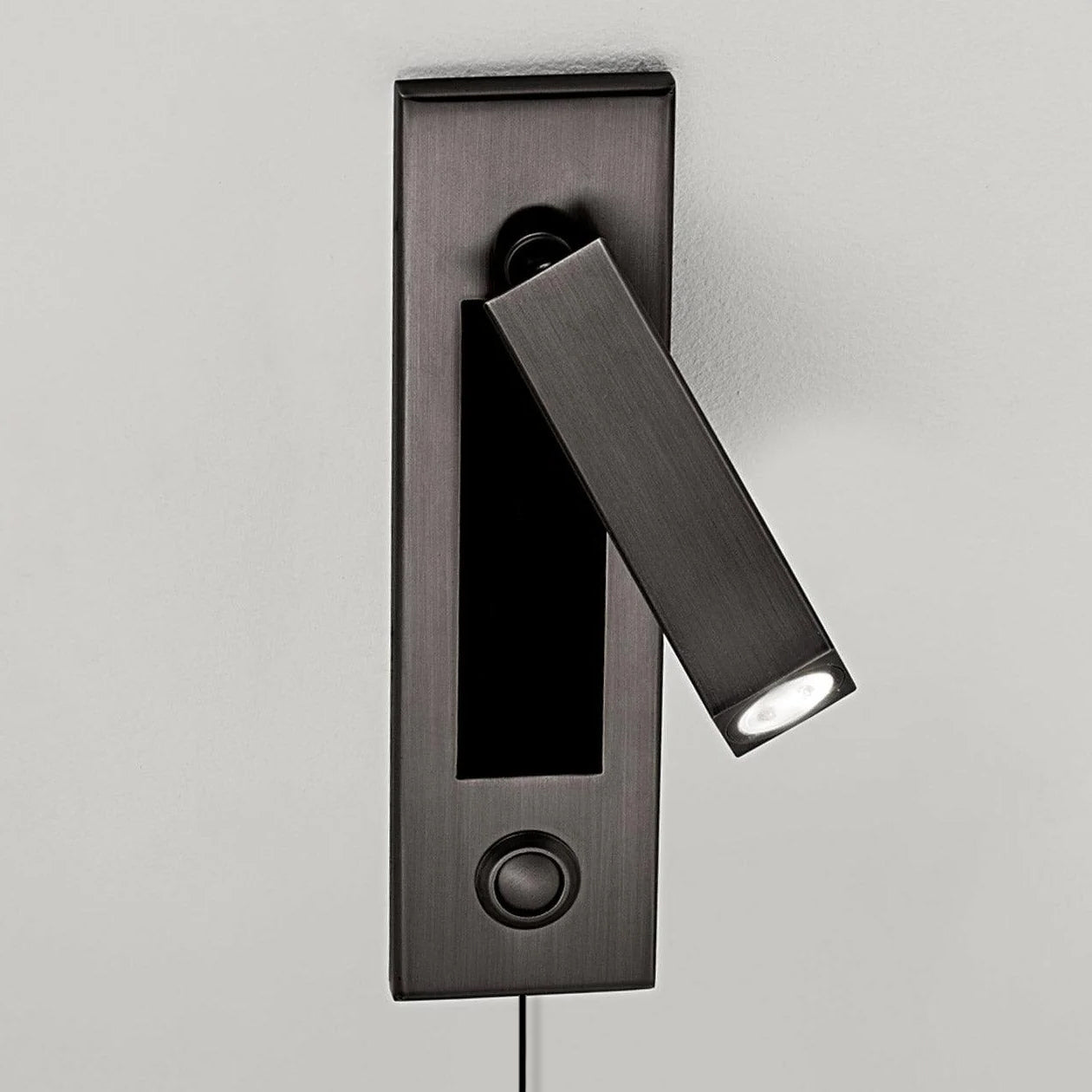 Embedded Bedside Sconce | LED Reading Light | Adjustable Head
