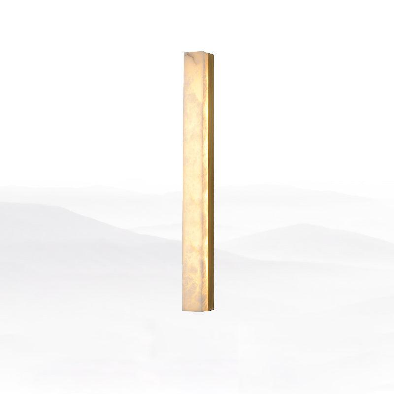 Emerson Wall Lamp | Brass & Alabaster | White