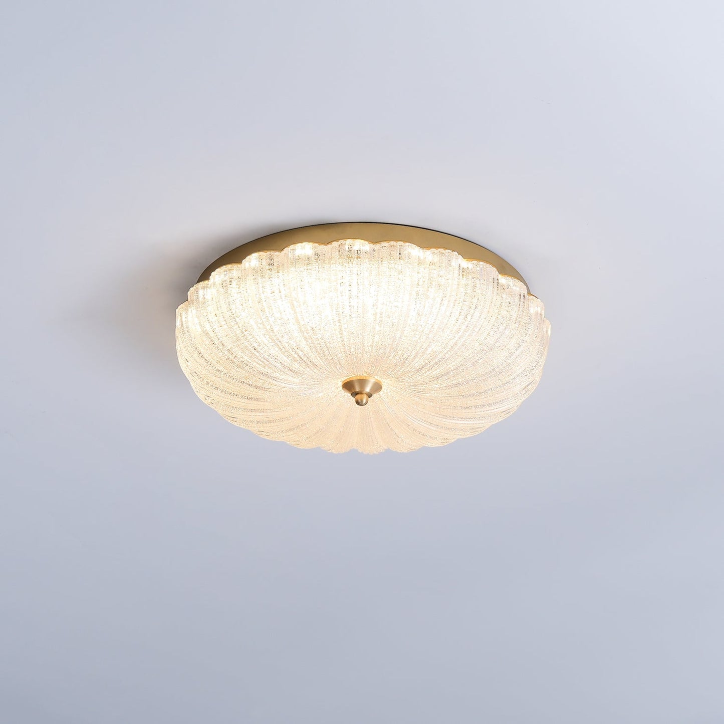 Enchanting Ceiling Light | Glass & Brass | Gold