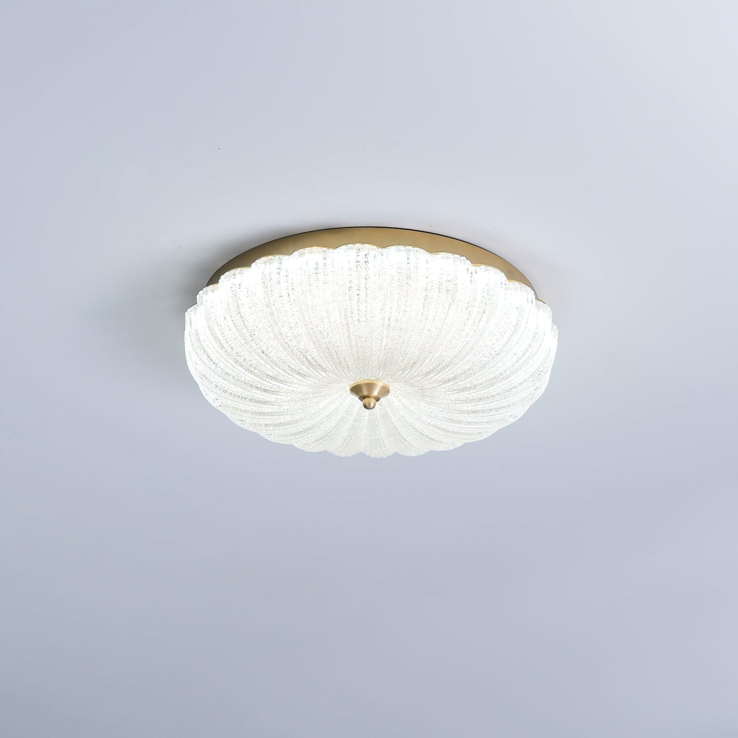 Enchanting Ceiling Light | Glass & Brass | Gold
