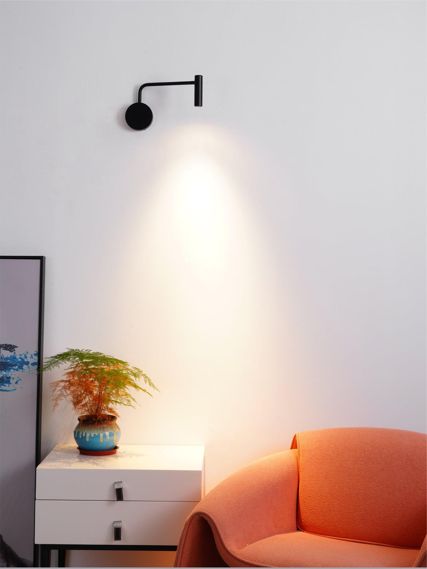 LED Wall Sconce | Metal | Set of 2 | Black, White, Gold, Sand Nickel
