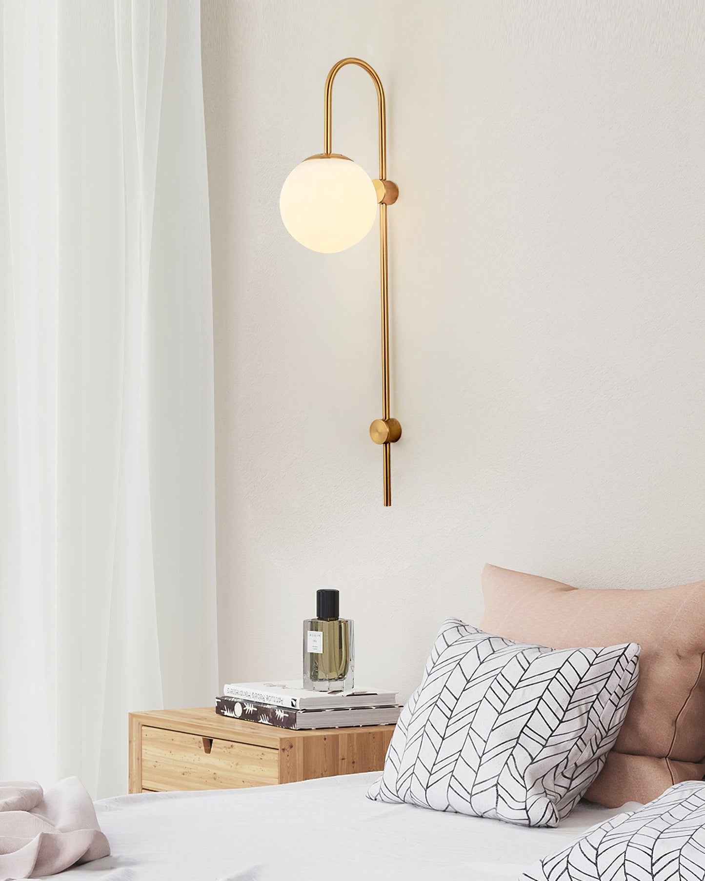 Erikson Sconce | Iron, Glass, Metal | Gold, Black